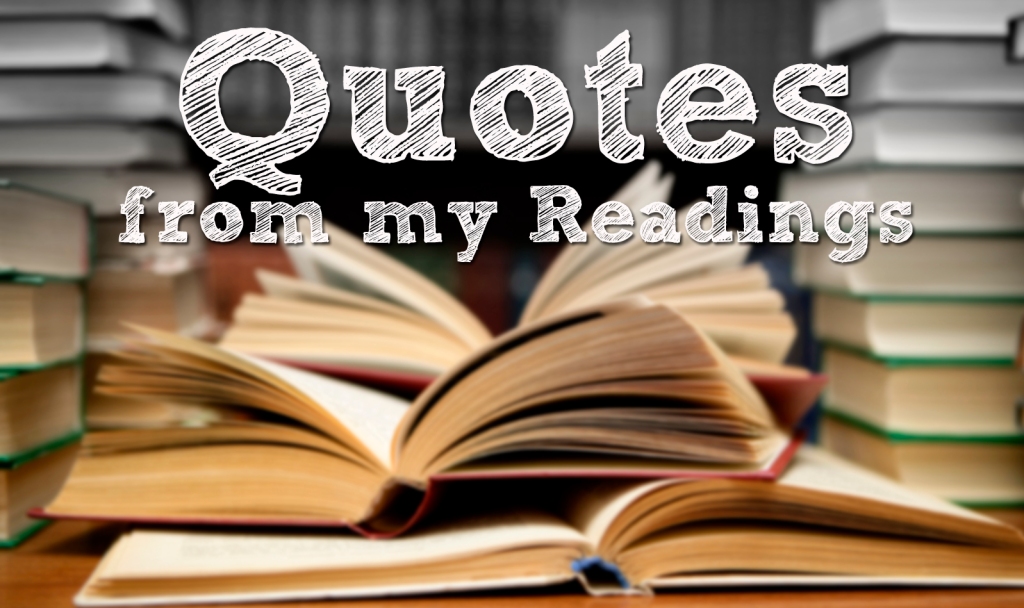 Quotes from my readings banner